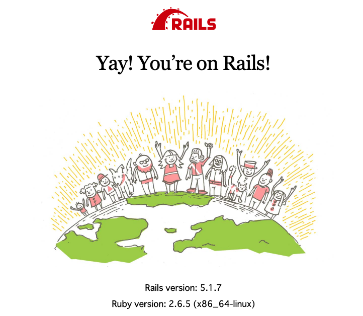 Yay! You're on Rails!